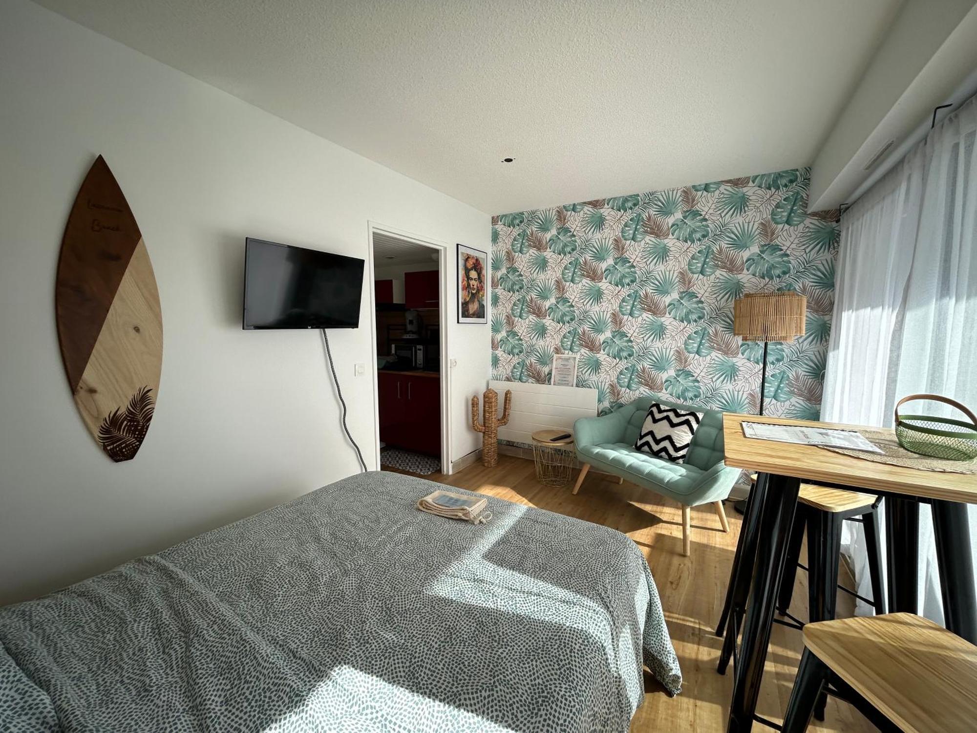 Cosy Studio Avec Vue Sur L'Ocean Lacanau Eksteriør bilde