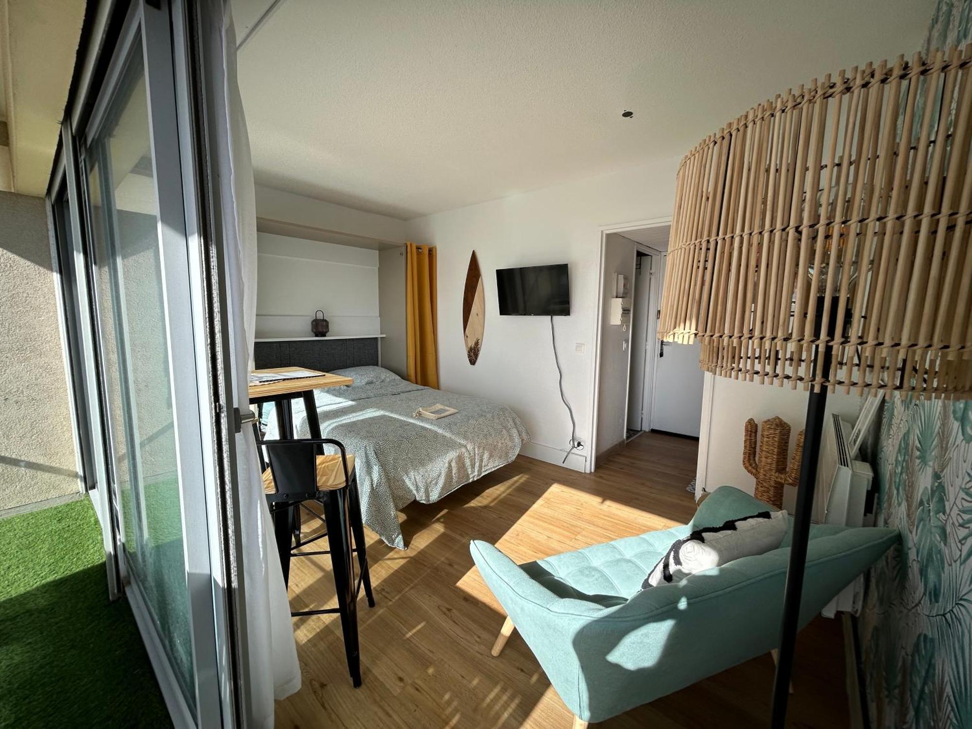 Cosy Studio Avec Vue Sur L'Ocean Lacanau Eksteriør bilde